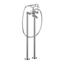 Vogt BF.Z1.2100.CC - Vogt Zehn Floor Mount Tub Filler CC