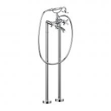 Vogt BF.Z4.2100.CC - Vogt Zehn Floor Mount Tub Filler CC