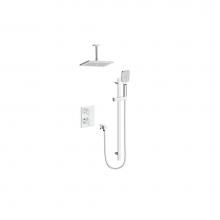 Vogt SET.AP.220.226.CC - Vogt Kapfenberg 2-Way TH Shower Kit with 6'' Ceiling Arm CC