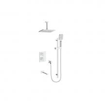 Vogt SET.AP.320.326.CC - Vogt Kapfenberg 3-Way TH Shower Kit with 6'' Ceiling Arm CC