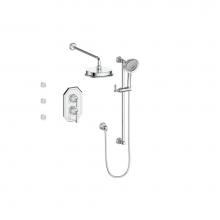 Vogt SET.C2.320.810.CC - Vogt Carinthia 3-Way TH Shower Kit with Body Jets CC