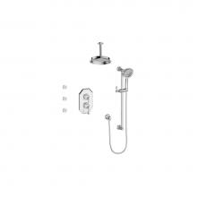 Vogt SET.C2.320.816.CC - Vogt Carinthia 3-Way TH Shower Kit with Body Jets and 6'' Ceiling Arm CC