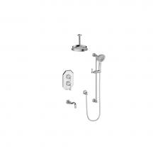 Vogt SET.C22.320.316.CC - Vogt Carinthia 3-Way TH Shower Kit with 6'' Ceiling Arm CC