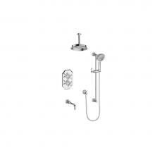 Vogt SET.C31.320.316.CC - Vogt Carinthia 3-Way TH Shower Kit with 6'' Ceiling Arm CC