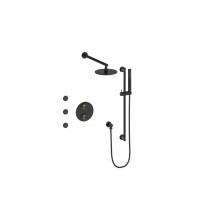 Vogt SET.DA.320.810.BGB - Vogt Drava 3-Way TH Shower Kit with Body Jets BG/MB