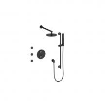 Vogt SET.DA.320.810.CB - Vogt Drava 3-Way TH Shower Kit with Body Jets CC/MB