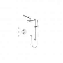 Vogt SET.DA.320.810.CC - Vogt Drava 3-Way TH Shower Kit with Body Jets CC