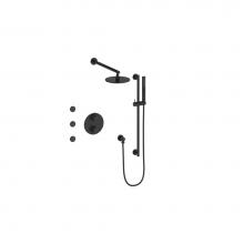 Vogt SET.DA.320.810.MB - Vogt Drava 3-Way TH Shower Kit with Body Jets MB