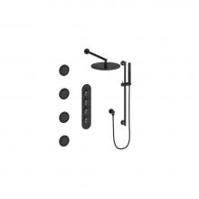 Vogt SET.DA.350.930.CB - Vogt Drava 3-Way TH Shower Kit with Body Jets CC/MB