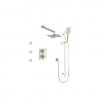 Vogt SET.KG.320.810.BN - Vogt Kapfenberg 3-Way TH Shower Kit with Body Jets BN