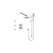 Vogt SET.KG.320.810.CC - Vogt Kapfenberg 3-Way TH Shower Kit with Body Jets CC