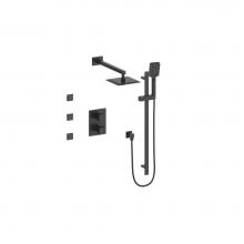 Vogt SET.KG.320.810.MB - Vogt Kapfenberg 3-Way TH Shower Kit with Body Jets MB