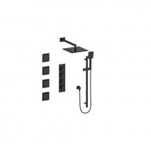 Vogt SET.KG.350.930.MB - Vogt Kapfenberg 3/4'' High-Flow TH Shower Kit with Body Jets MB