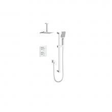 Vogt SET.NU.220.216.CC - Vogt Niveau 2-Way TH Shower Kit with 6'' Ceiling Arm CC