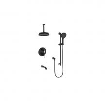 Vogt SET.Z1.320.316.CB - Vogt Zehn 3-Way TH Shower Kit with 6'' Ceiling Arm CC/MB