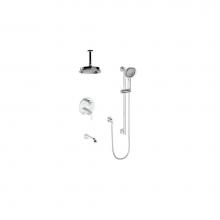 Vogt SET.Z1.320.316.CC - Vogt Zehn 3-Way TH Shower Kit with 6'' Ceiling Arm CC