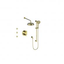 Vogt SET.Z3.320.810.BG - Vogt Zehn 3-Way TH Shower Kit with Body Jets BG