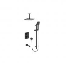 Vogt TM.AP.320.326.MB - Vogt Kapfenberg Trim for 3-Way TH Shower Kit with 6'' Ceiling Arm MB