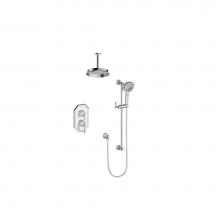 Vogt TM.C1.220.216.CC - Vogt Carinthia Trim for 2-Way TH Shower Kit with 6'' Ceiling Arm CC