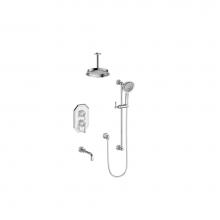 Vogt TM.C11.320.316.CC - Vogt Carinthia Trim for 3-Way TH Shower Kit with 6'' Ceiling Arm CC