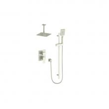 Vogt TM.KG.210.216.BN - Vogt Kapfenberg Trim for 2-Way PB Shower Kit with 6'' Ceiling Arm BN