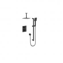 Vogt TM.NU.220.216.MB - Vogt Niveau Trim for 2-Way TH Shower Kit with 6'' Ceiling Arm MB