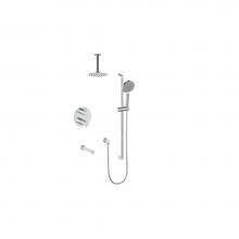 Vogt TM.WL.320.316.CC - Vogt Worgl Trim for 3-Way TH Shower Kit with 6'' Ceiling Arm CC