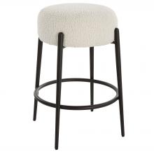 Uttermost 23783 - Uttermost Arles Plush Counter Stool