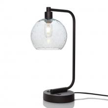 Bicycle Glass X1-767LUNCLR-LMP01-BLK-XX-04W - 767 Lunar: Table Lamp - Eco Clear / Matte Black