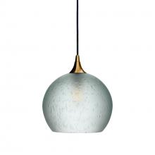 Bicycle Glass X1-768CELCLR-PEN01-BRS-X4-04W - 768 Celestial: Single Pendant Light