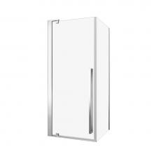 Zitta Group DAA3200RSTA21 - Amaly 32 Straight Shower Door Corner Installation Chrome Clear