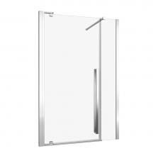 Zitta Group DAA4800ASTA21 - Amaly 48 Chrome Clear Straight Shower Door