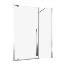 Zitta Group DAA6000ASTA21 - Amaly 60 Chrome Clear Straight Shower Door