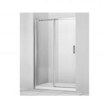 Zitta Group DVG4800ASTC21 - Vague 48 Chrome Clear Straight Shower Door