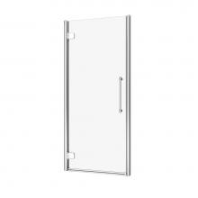 Zitta Group DEO3600RSTA21 - Epoca 36'' Chrome Clear Straight Corner Installation Shower Door