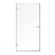 Zitta Group DGC3600ASTH21 - Goccio 36 Right Chrome Clear Straight Shower Door