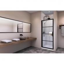 Zitta Group DMT6000ASTA76 - Materia 60'' Alcove Door Black Clair