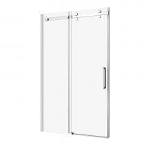 Zitta Group DPA4800ASTC21 - Piazza 48 Chrome Clear Straight Shower Door