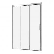 Zitta Group DCL5400ASTC21 - Caldara 54 Chrome Clear Straight Shower Door