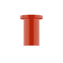 Montclair Light Works FMD425-26 - 3.5" x 6" Beam Flush Mount, Vermillion