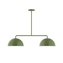 Montclair Light Works MSG432-22-L10 - 2-Light Arcade Linear LED Pendant, Fern Green