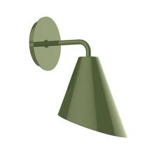 Montclair Light Works SCJ415-22 - Jasmine wall sconce, Fern Green