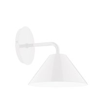 Montclair Light Works SCJ421-44-L10 - 8" Pinnacle LED Wall Sconce, White