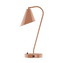 Montclair Light Works TLC415-19 - 23" Jasmine Table Lamp, Terracotta