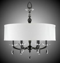 American Brass & Crystal CH5485-O-38G-ST-GL - 24 inch Kensington Empire Drum Shade Chandelier