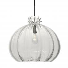 Besa Lighting 1JC-464588-BK - Besa Pendant Pinta 12 Clear Black 1x100W MAX E26 Base