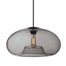 Besa Lighting 1JC-BANA15SM-BK - Besa Pendant Bana 15 Black Smoke 1x60W MAX E26 Base