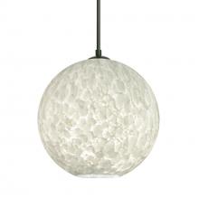 Besa Lighting 1JC-COCO819-BK - Besa Coco 8 Pendant, Carrera, Black Finish, 1x60W MAX E26 Base