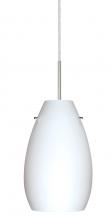 Besa Lighting 1JT-412607-SN - Besa Pera 9 Pendant Satin Nickel Opal Matte 1x100W Medium Base