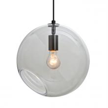 Besa Lighting 1JT-MAESTRO12CL-BK - Besa, Maestro 12 Cord Pendant, Clear, Black Finish, 1x60W MAX E26 Base